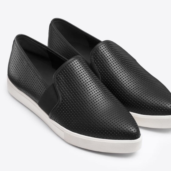 Vince Pierce 2 Perforates leather slip on sneaker - Picture 1 of 4